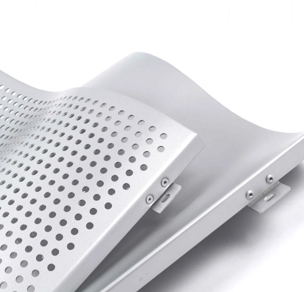 Solid Panel A1 — perforated and folded aluminium panel